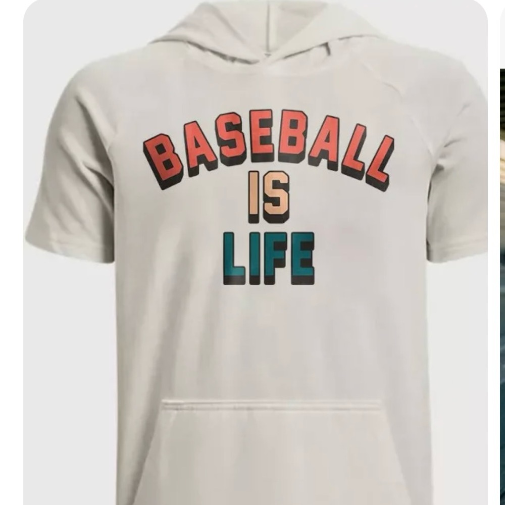 Plate Crate Baseball is Life hooded t-shirt Adult Small